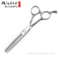 Damascus Pattern Hair Thinning Barber Scissors